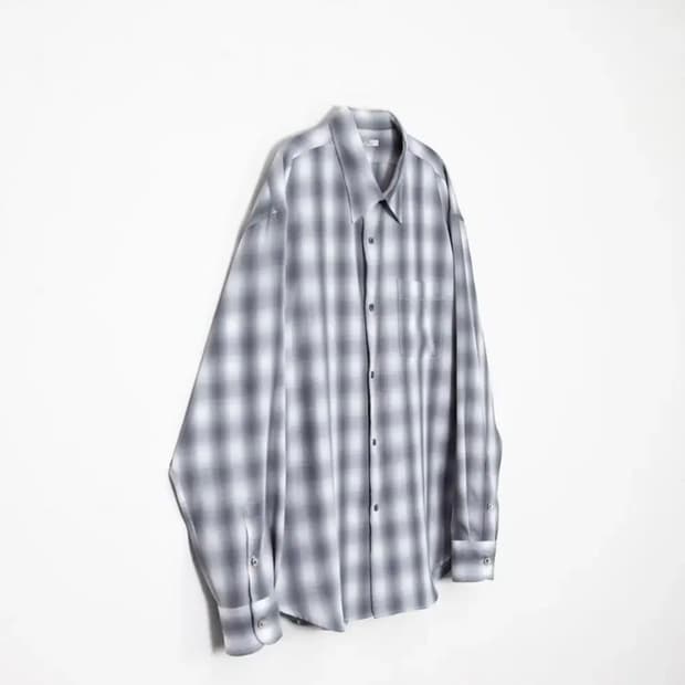 마티스더큐레이터 1PK 옴브레 셔츠 블랙 2사이즈