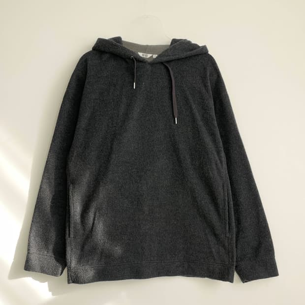 D2 유니클로U 르메르 후리스 후드 XL사이즈