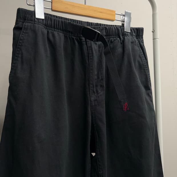 그라미치 블랙 와이드 팬츠