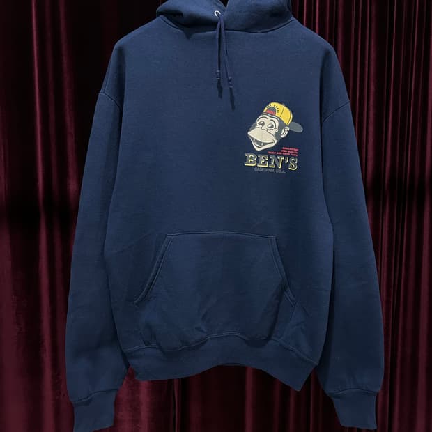 vintage BEN DAVIS navy hoodie