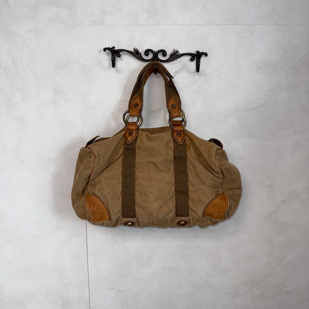 Marc by Marc Jacobs brown corduroy 토트백 