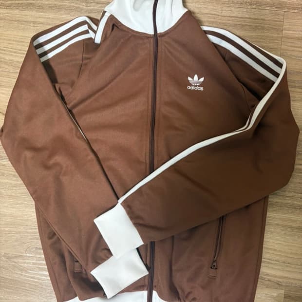 아디다스 베켄바우어 트랙탑 져지 브라운 s