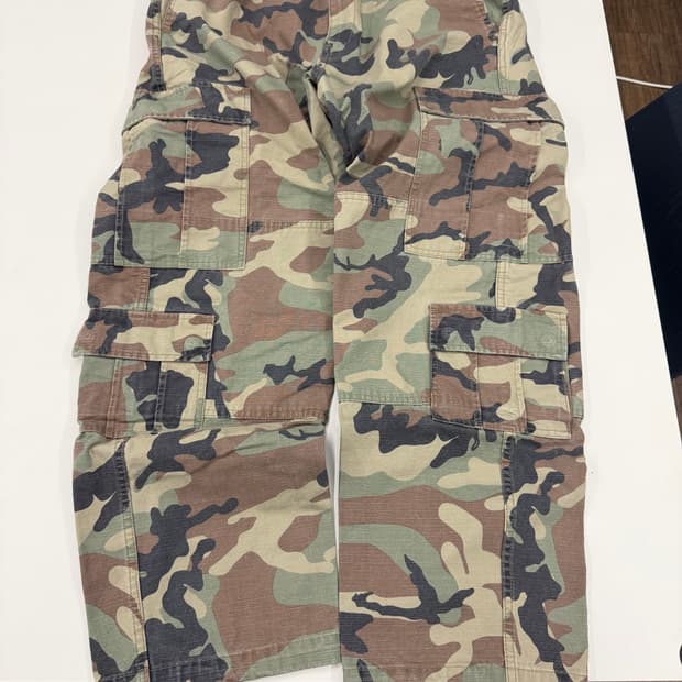 스투시 립스탑 카모 카고 팬츠 32