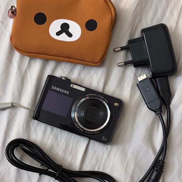 [작례O]삼성 PL150 빈티지 디카 퍼플