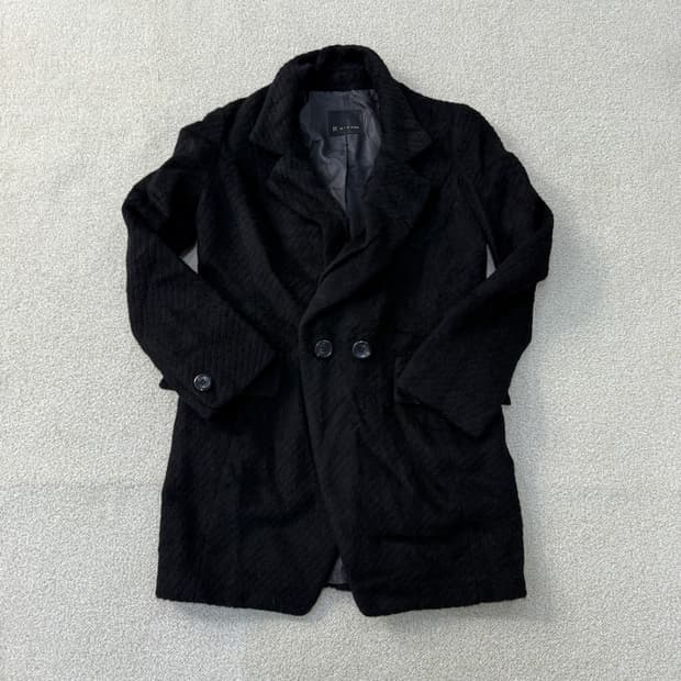 [82-160] 잇미샤 여성 울 투버튼 코트  0112T1