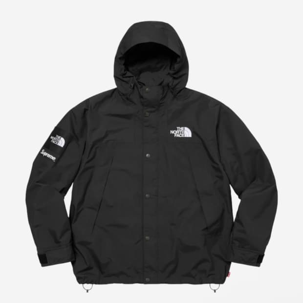 [XXL] 슈프림 x 노스페이스 마운틴 자켓 블랙 - 24FW