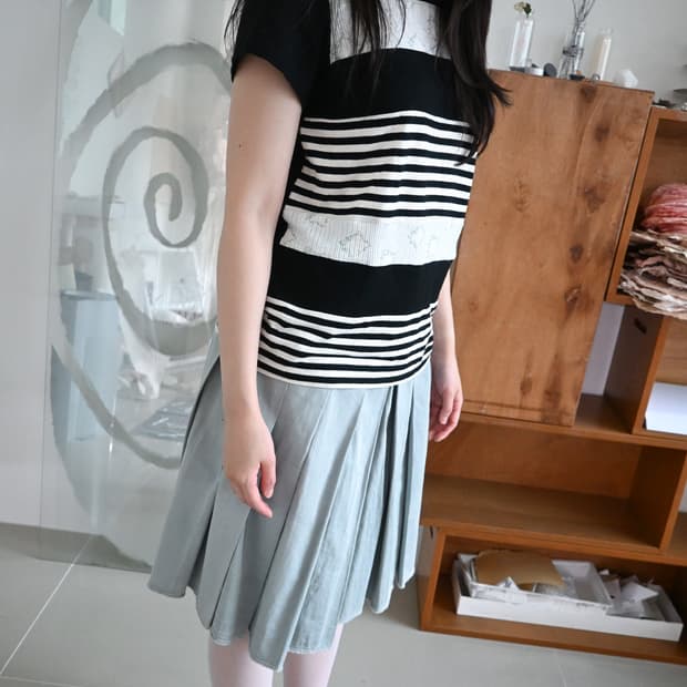 Tricot Comme des Garçons- Patchwork Bord