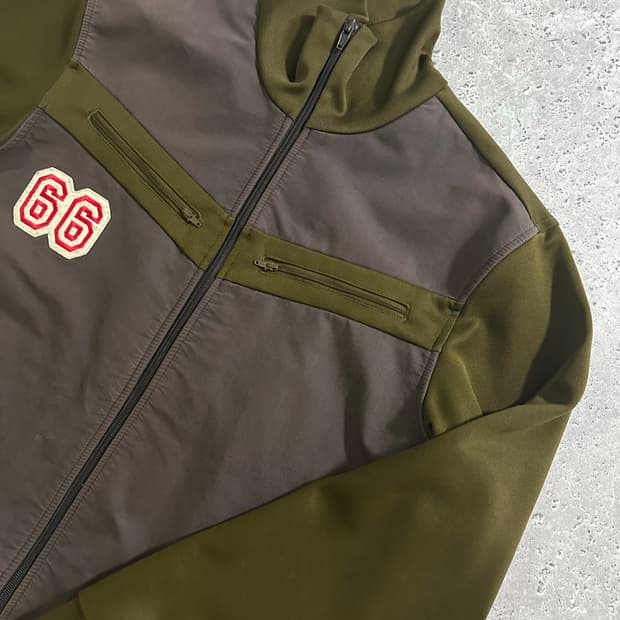 00s adidas 올드스쿨 올리브 66 패치 트랙탑 져지