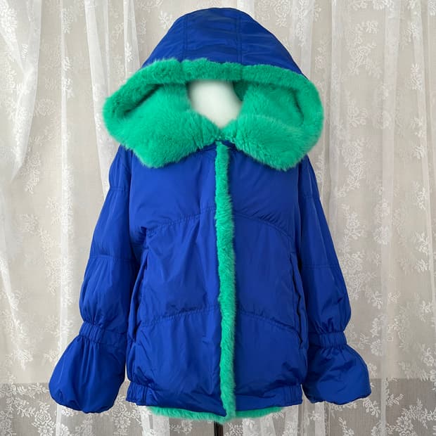 42) 베네통 구스다운 패딩 점퍼