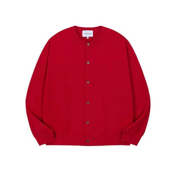 아트이프액츠 울가먼트 라운드넥 니트_Red XL사이즈