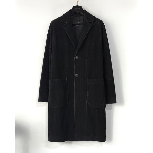 이태리 헤보 hevo 코듀로이 싱글 코트