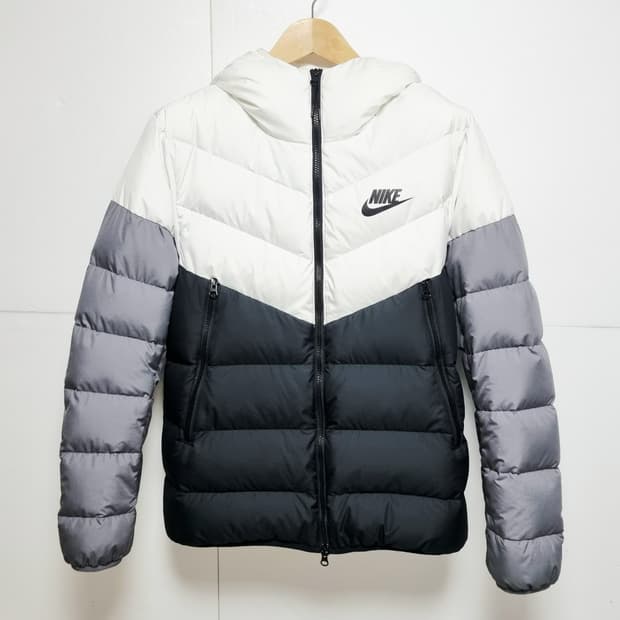 남성 정가20만 나이키 덕 다운 패딩 파카 트레이닝복
