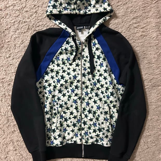 Just Cavalli star hoodie zip