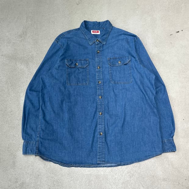 랭글러 워크 데님셔츠 s10508