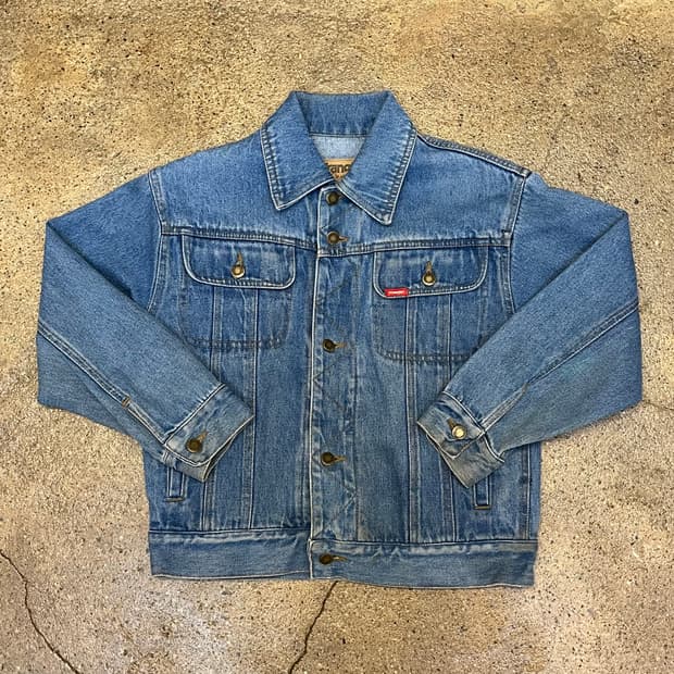 레어 90s USA 랭글러 청자켓 데님자켓