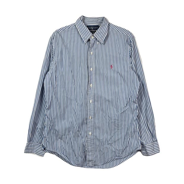 폴로 랄프로렌 커스텀핏 스트라이프 셔츠 L