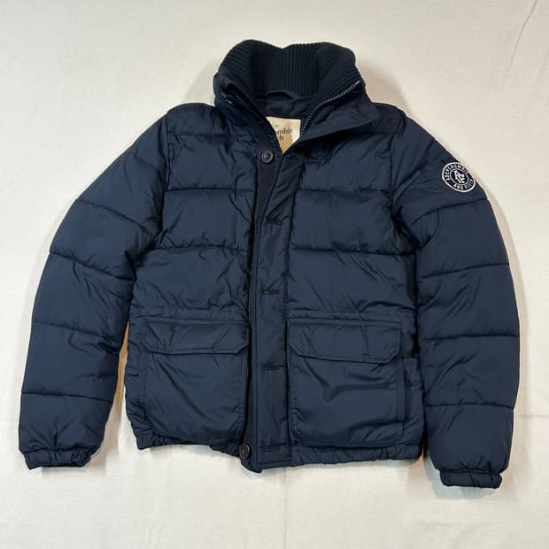 M) 아베크롬비 네이비 패딩 점퍼