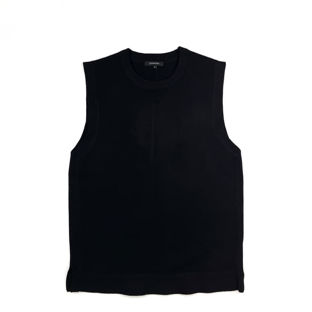 FAHREN 파렌 블랙 니트 조끼