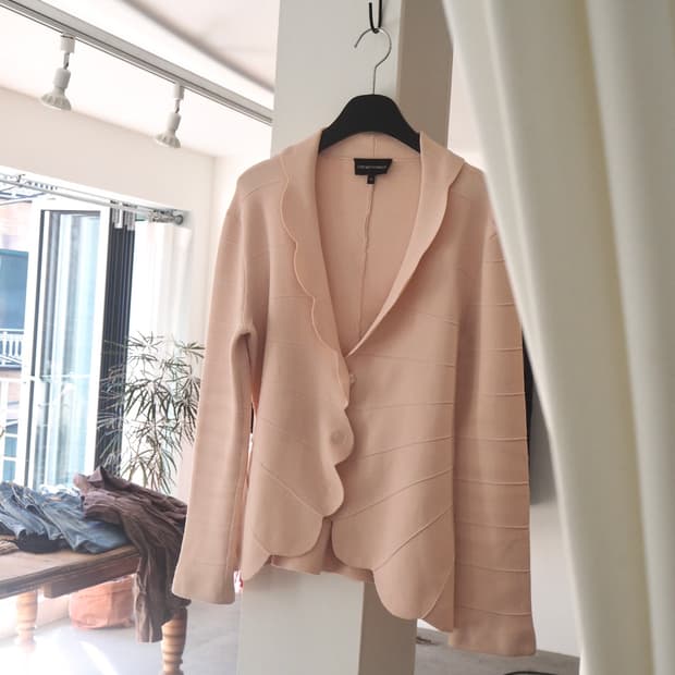 EMPORIO ARMANI knit jacket 