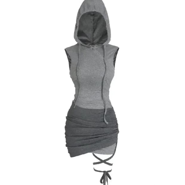 비엔프롬 랩후디 원피스