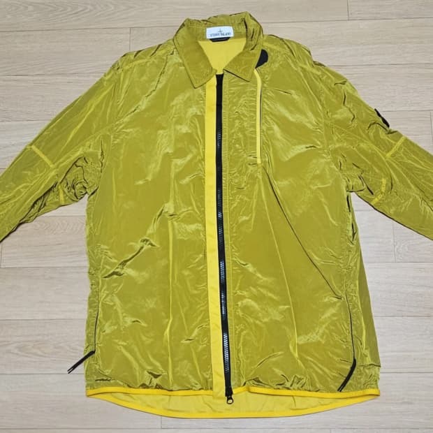 18fw 스톤아일랜드 나일론 메탈 옐로우 3xl