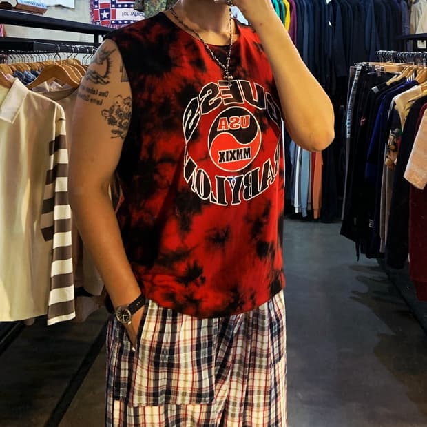 Guess USA 게스 바빌론 커스텀 나시 민소매 XL