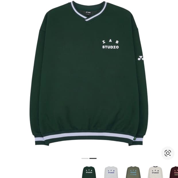 아이앱 스튜디오 x 요넥스 스웨트셔츠 그린 XL
