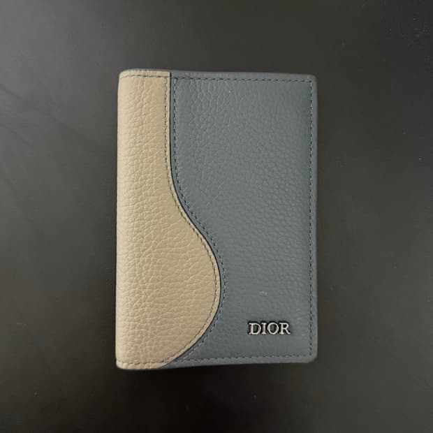 DIOR 새들 카드지갑