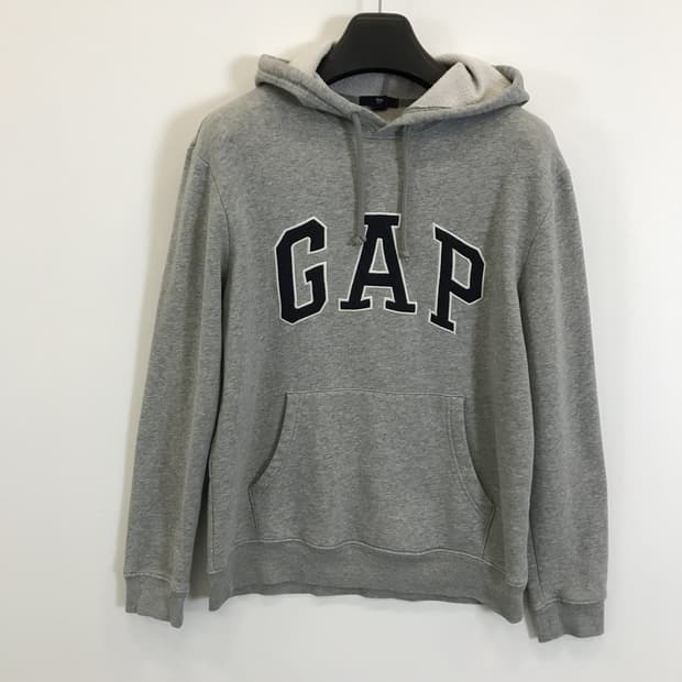 갭 GAP 아치로고 그레이 후드 [S]