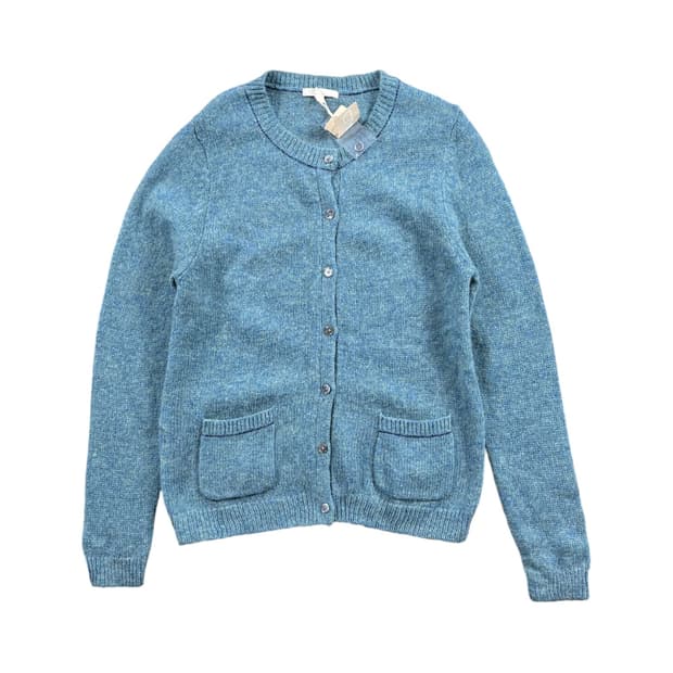 STUDIO CLIP 파스텔 블루컬러 가디건 