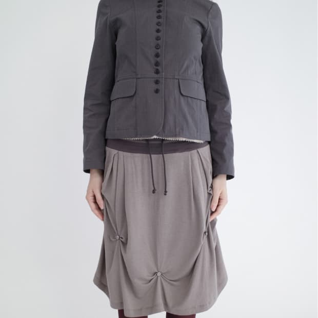 산코파 퓨엘라 멀티플 버튼 자켓 차콜