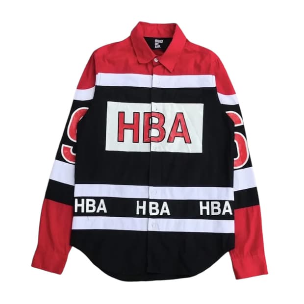 후드바이에어 69하키 버튼업 셔츠