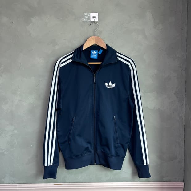 아디다스 파어이버드 져지 트랙탑 네이비