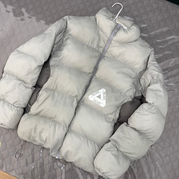 팔라스 립스탑 푸파 콘크리트 그레이 패딩 24FW S