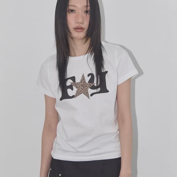 팬시클럽 FY 레오파드 티