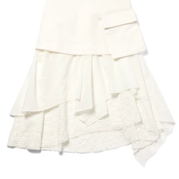 오픈와이와이 오버레이 레이스 스커트