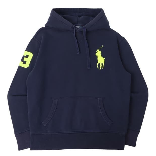 폴로 랄프로렌 네이비 빅포니 후드티
