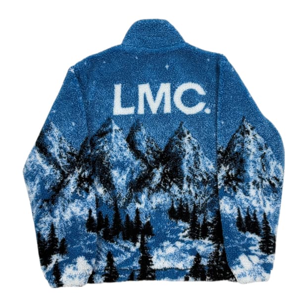 LMC 스노우 빌리지 플리스 후리스 설산 자켓 블루 M