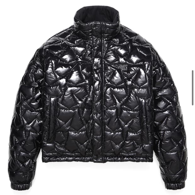 카비시 별 퀼팅 경량 패딩