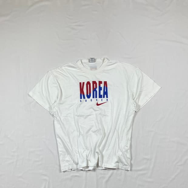 90‘s 나이키 nike 코리아 사커 반팔티