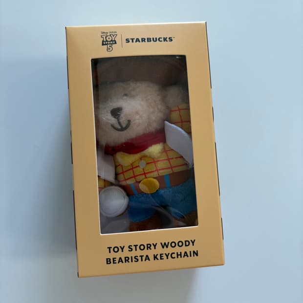 스타벅스x토이스토리 우디 키링
