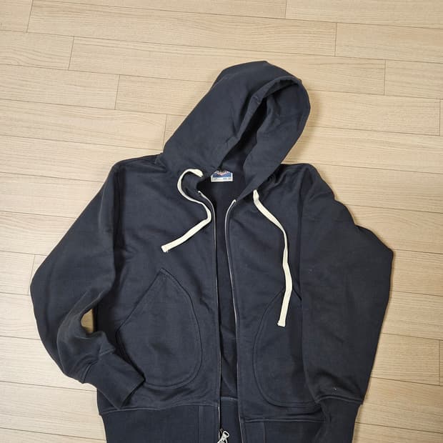 브론슨 논스탁 스웻후드집업 차콜 새상품