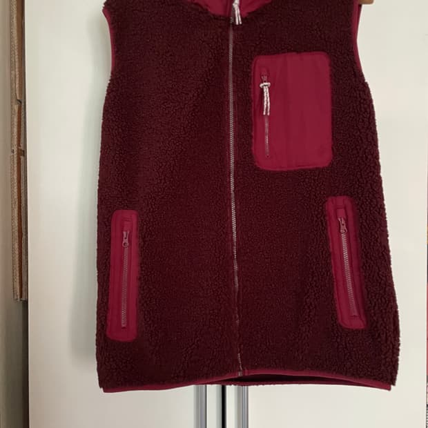 유니클로 jw 플리스 후드 조끼 남녀공용