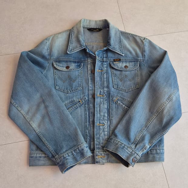 산드로 x 랭글러 데님자켓 L