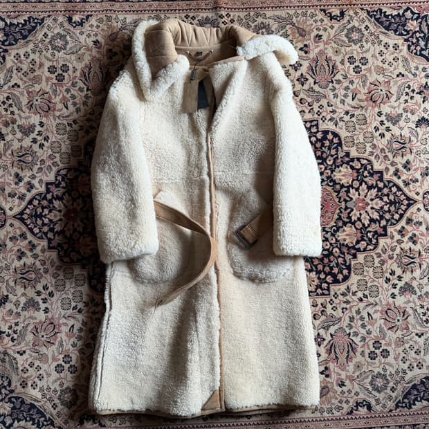 버버리 시어링 코트 여성66-77