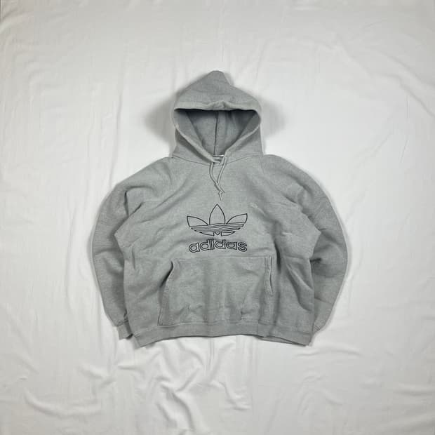 90‘s 아디다스 adidas 빅로고 후드티
