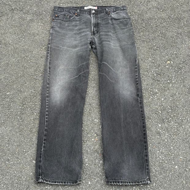 00s 리바이스 505 블랙진 데님팬츠 p570