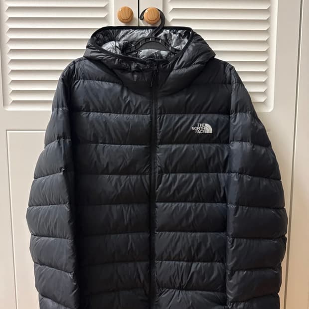 L) 100) 노스페이스 버몬트 다운 후드 경량 패딩 