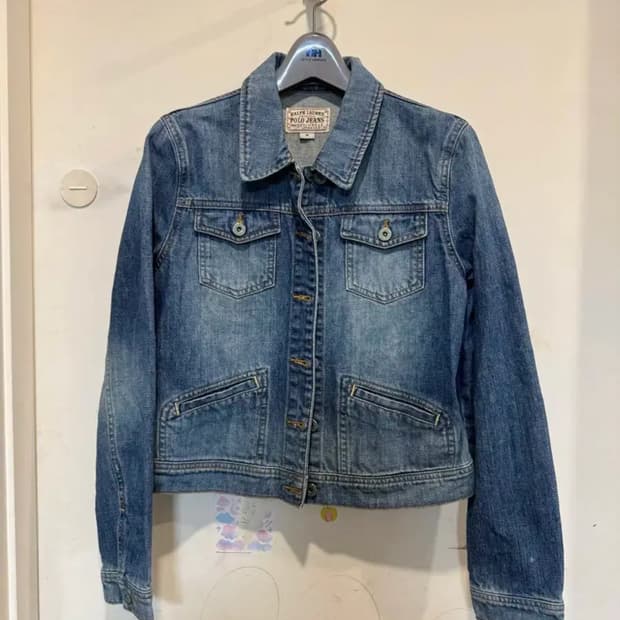 Polo 폴로진 청자켓