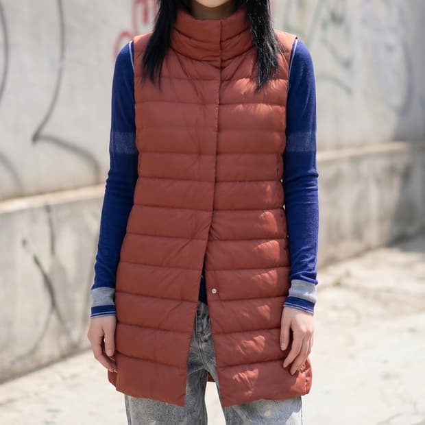 42/ 에르노 구스다운 베스트 패딩자켓